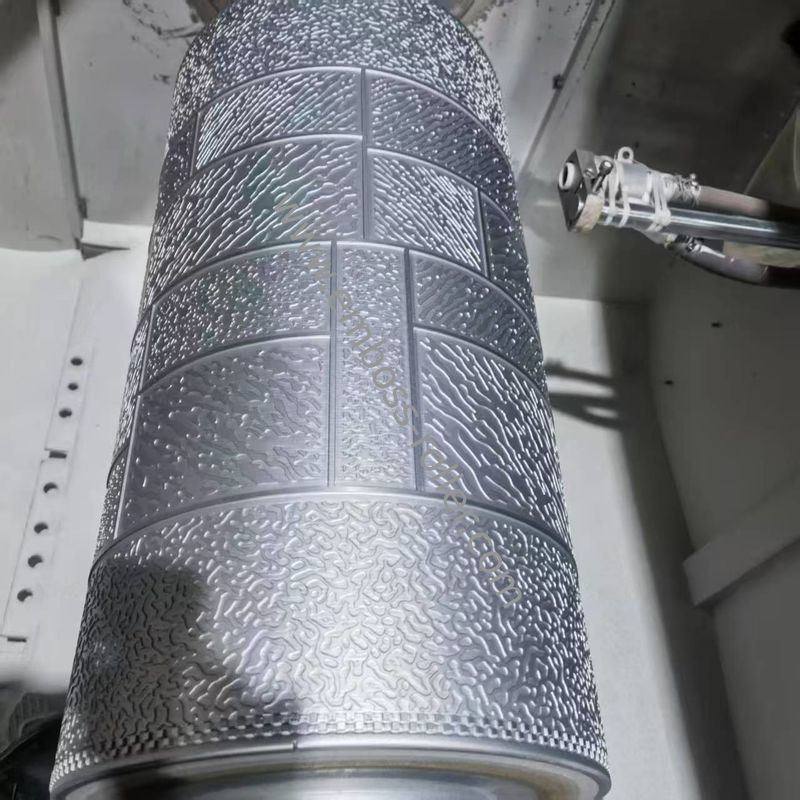 Твердость поверхности HV1100/HRC62 Рельефная стальная ролка Прочная и долговечная для транспортировки методом воздушного транспорта